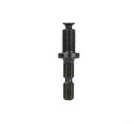 TONIXY 2Pcs Hex Shank Adapter Drill Chuck Converter 1/4 Inch To 3/8 1/2 Inch Male Thread Steel Black Locking for Design For Power Drilling And Diy Woodworking Projects(A)