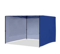 TONIXY 3 Piece Canopy Tent Sidewalls, 210D Polyester 10X10 Ft, For Instant Pop-Up Canopies, Blue Panels For Outdoor Events, Street Vending, Camping