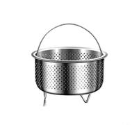 TONIXY 304 Stainless Steel Vegetable Steamer Basket With Handle And Stable Feet, Dishwasher Safe Insert For Pots, Pans And Electric Cookers(A)