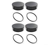 TONIXY 4/6 Pack Sprinkler Head Covers For 1800 1800Xc Series, Leak-Proof Plastic Cap With Rubber O-Ring, Black Replacement Parts For Residential Commercial Garden Irrigation(Pack of 4)