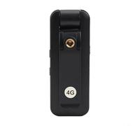 ToNIXY 4K Body Camera 1500Mah 180°Flip Lens 4G Remote For Access Night Motion Detect For Car Security Law Enforcement Patrol Black(For Europe)