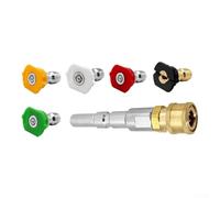 TONIXY 6Pcs Pressure Washer Quick Coupling Adapter With Stainless Steel Nozzles, For Nilfisk Neptune Kew Alto for WAP, Pipe Drain Cleaning
