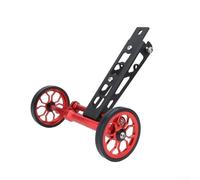 TONIXY 80Mm Aluminum Alloy Easy Wheel With Water Bottle Holder For Birdy 1/2/3 Series Folding Bike Rear Rack(80mm red)