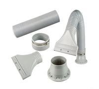 TONIXY Airbrush Spray Booth Hose For Air Conditioning Unit Adjustable 0.7-1.7m Exhaust Hose For Air Conditioners Dryers(HS-E420H)