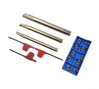 TONIXY BAP 300R CNC Indexable Turning Tool Holder Set With 10Pcs APMT1135 Inserts, Alloy Steel Shank 10/12/16mm For Metalworking Machining