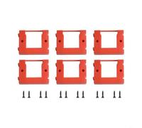 TONIXY Battery Dock Holder Wall Mount Storage Rack For Einhell Power X-Change 18V Batteries With 6 Slots ABS Construction Red