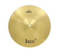 TONIXY Brass Cymbal for Drum Set Percussion, 8/10/12/14/16 Inch Golden Crash for SPLASH Hi-Hat, Clear Loud Tone for Beginners and Professional Players(16in)