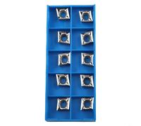 TONIXY Carbide Lathe Inserts Lathe Tools 10Pcs CCGT09T302-AK H01 For CNC Lathe Semi-Finishing And Finishing Aluminum Alloy
