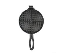 TONIXY Cast Iron Pan, Non-Coated Round Skillet For Gas Stoves, Thickened Heavy Duty Iron Cookware For Home Commercial Baking, Black, 20Cm(17cm)