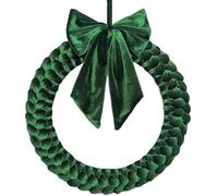 TONIXY Christmas Garland For Stairs Pre-Lit Decorated Garland Christmas Decoration 35Cm Festive Front Door Hanging Decoration In Blue And Green(4 of 4)