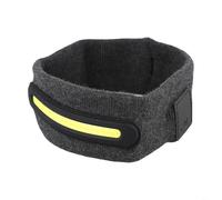 TONIXY Cotton LED Headband Hat with 3 Light Modes, Sweat Wicking Sports Head Light for Running, Cycling, Camping Night Activities, Black(Gray)