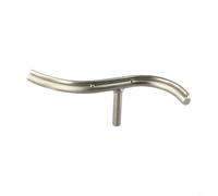 TONIXY Curved Bowl Lathe Tool Rest for 16mm Wood Turning, Special-Shaped Stainless Steel Holder for Deep Interior Shaping on Woodworking Lathes, 30cm