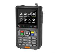 TONIXY Digital For Satellite Finder Meter With 3.5" Lcd, Dvb-S2X/S2/S, Mpeg-4, For Spectrum Analyzer, Type-C Fast Charge, 4000Mah, For Adjusting Sat Tv Dish, Black