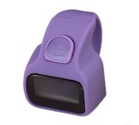 TONIXY Digital Ring Counter With Silent Button And Large Display Manual Tally Counter For Counting Up To 99999, Ergonomic Finger Counter Black Purple Green(Purple)