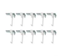 TONIXY Double Roller Blinds Replacement Bracket Set,No Drill Clamp Easy Blind Installation For Stable And Secure Window Installation