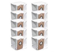 TONIXY Dust Bags Replacement, Non-Woven Fabrics Collection Bags For Vexilar W11 Robot Vacuum Cleaner High Capacity Debris Storage 4 Or 10Pcs(10 Pack)