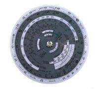 TONIXY E6B-R Aviation Flight Computer Slide Rule Plotter For Pilot Training Plastic Navigation Tool With Scales For Time Distance And Fuel 4 Inches(E6B-R)