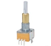 TONIXY EC110701N2B Dual-Shaft Rotary Encoder with Push Button Switch, 30 Position Resolution, 15 Pulse Output, For Industrial Electrical Control Applications