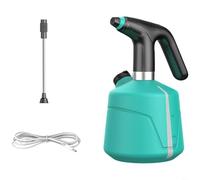 TONIXY Electric Sprayer,2L Large Capacity Rechargeable With Adjustable Spout For Plant Watering Garden Maintenance Car Cleaning And Sanitizing Use(green)