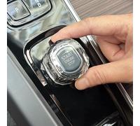 TONIXY for CRYSTAL One Click Start Knob Cover for Volvo XC60 2018-2026 XC90 S60 for V60 S90 V90 XC40, Transparent Glass Interior Button Ring Trim Decor