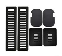TONIXY For Ford Transit Custom C Pillar Rear Light For Access Covers Kit Plastic Trim Panel Set Direct Replace 2012 2013 2014 2015 2016 2017 2018 2019 2020 2021 2022 2023 Black Six Pieces