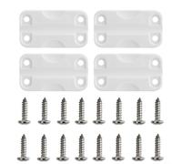 TONIXY For Igloo Cooler Repair Kit With Plastic Replacement Hinges And Stainless Steel Screws Fits 50-165 QT Ice Chests Quick Install For Garden Camping Outdoor Use(4pcs)