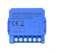 TONIXY For Tuya Zero-Contact Dry-Connect Low-Voltage Smart Switch Module, Voice Control, Timer, Countdown, Lighting and Fan Control, Blue(AC110V-240V)