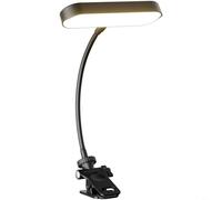 TONIXY Full for SPECTRUM Reading Lamp with CRI≥95, 3000K-6500K Adjustable Color Temp, Stepless Dimming Desk Light for Study Office, 1200mAh Battery, Black