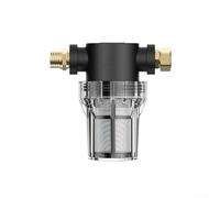TONIXY Garden Hose Filter with 1/2in DN15 Connector and 80 Mesh Stainless Steel Screen for Pressure Washer and Water Hose, Clear Bowl Design for Easy Monitoring and Maintenance
