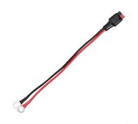 TONIXY Golf Cart Battery Cable With Connector 220Mm Red Black Wire Compatible With HillBilly Mocad Caddimatic Pulsar Reo Greenhill Frazer Plastic And Metal Lightweight Sturdy Design For Reliable Power