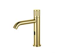 TONIXY Hands-Free Automatic Sensor Bathroom Faucet, 304 Stainless Steel Cold Water Basin Tap Single Handle Touchless