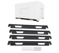 TONIXY Heavy-Duty Metal Mounting Brackets Mounting Feet Wall Or Workbench Tool Box Storage For Toughbuilt For StackTech, Black Set Of 2 Or 4(4PCS)