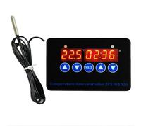 TONIXY Intelligent Digital Temperature Regulator ZFX-W1020 with Programmable Time Control, LCD Screen, Accurate ±0.5°C, Dual Heating and Cooling Modes, DC 12V 24V AC 220V for Greenhouse,(24V)