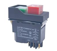 TONIXY Lawn Mower Waterproof Switch,KJD17 B1-2 6-Pin With Multi-Channel Independent Control IP55 Dual Voltage 220V/127V For Garden Power Tools(KJD17 250V)