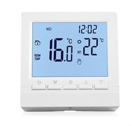 TONIXY LCD Digital Room Thermostat, for battery Powered Non-Programmable Temperature Control for Gas Boiler and Underfloor Heating, Adjustable 5-90°C with Child Safety Lock and Antifreeze Protection