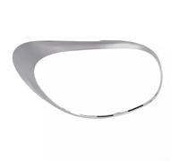 TONIXY Left Rear Light Trim Ring Compatible for Fiat 500L 2014-2020 Silver Chrome Finish ABS Plastic OEM 68235995AA 77366440