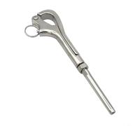 TONIXY Marine Hardware Connecting To The Hook Steel,Self-locking Buckle 316 Stainless Steel Openable Pelican Hook Marine Hardware Quick Release(6mm)