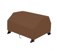 TONIXY Picnic Table Cover For 3-in-1 Sand And Water Activity Table 210D Oxford Weatherproof Dust Protection Adjustable Wind Latches Mesh Vents With Handles Grey Coffee Beige (Coffee)
