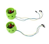 TONIXY RC Jet Boat Underwater Motor Thruster 4-blades Propeller For RC Boat Model Ship Fishing Gear Boats Pull Net Boats Lifeboat Underwater Robot(1 Pair)