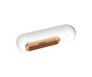 TONIXY Rechargeable Refrigerator Air Purifier, Electric with 2 Modes for Fridge, Car and Wardrobe, Compact Plastic Freshener Device(Gold)