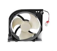 TONIXY Refrigerator Fan Motor for Samsung DA97-15765A DA97-15765C DA97-12842A, DC 12V Condenser Cooling Fan Replacement Part to Fix Noisy or Poor Cooling, Black and White Plastic