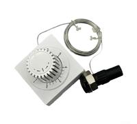 TONIXY Remote Temperature-Sensing Thermostatic Head With 2000Mm Capillary Tube - White, For M30x1.5 Radiator Valves, Easy Temperature Control