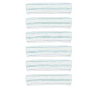 TONIXY Replacement Mop Cover For Leifheit Window Washer M Washable Microfiber Pad With Corner Bristles For Frames Glass 27.5x6.8cm Absorbent Easy Change Turquoise Pack Of 2 Or 6(6 PACK)