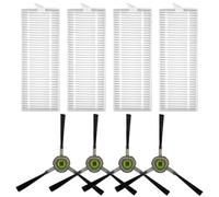 TONIXY Restoration Set For BG550 Pro Robot Vacuum Cleaner Replacement Kit Includes 4 Side Brushes Easy Snap In Installation