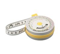 TONIXY Retractable BMI Body Measuring Tape,150Cm With Clear Markings And Reliable Locking System Can Measure Any Part Of The Body(yellow)