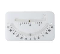 TONIXY Sailing Clinometer Marine Inclinometer With Night Lighting Double Tube For Sailboats Fishing Boats Yachts And Cargo Ships(White)