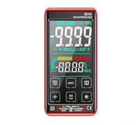 TONIXY Smart Digital Multimeter 9999 Counts Touchscreen USB Rechargeable With NCV Live Wire Detection Flashlight For Electrician DIY Home Repair 5.25 Inch(red)