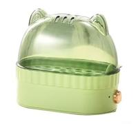 TONIXY Smart Egg Cooker, 2-Egg Capacity, Fast Hard-Boiled Eggs Maker with Auto Shut-Off for Small Kitchens, Dorms, RVs, White/Green(Green)