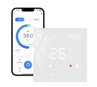 TONIXY Smart WiFi Programmable Thermostat with Touchscreen, For Water Underfloor Heating and Gas Boilers, Room Temperature Controller(white)