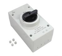 TONIXY Solar Isolator Switch Circuit Breaker 32A 4 Pole 1000Vdc Ip66 Solar/pv True Dc Enclosed Rotary For Photovoltaic Array Installation